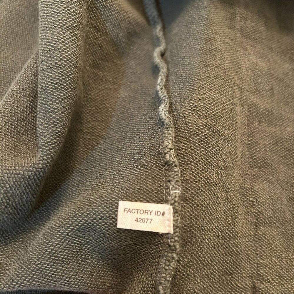 EXPRESS Women's Army Green Cotton Jacket - Picture 4 of 6